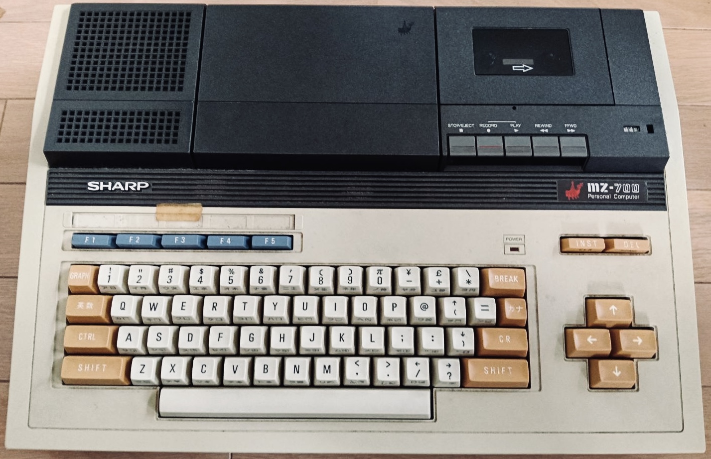 MZ-700 and joystick
